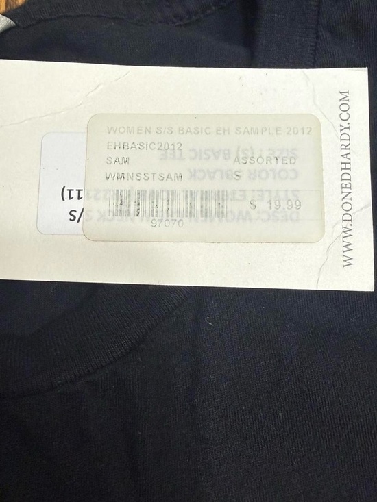 Ed Hardy Eternal Love Baby Tee S Y2K Graphic Christian Audigier Sample 2012 - Picture 5 of 5